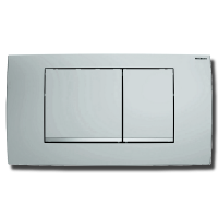 Przycisk spłukujący Geberit Twinline 30 do WC Unifix chrom matowy z powłoką easy-to-clean 115.899.JQ.1 Przycisk spłukujący Geberit Twinline 30 do WC Unifix chrom matowy z powłoką easy-to-clean 115.899.JQ.1